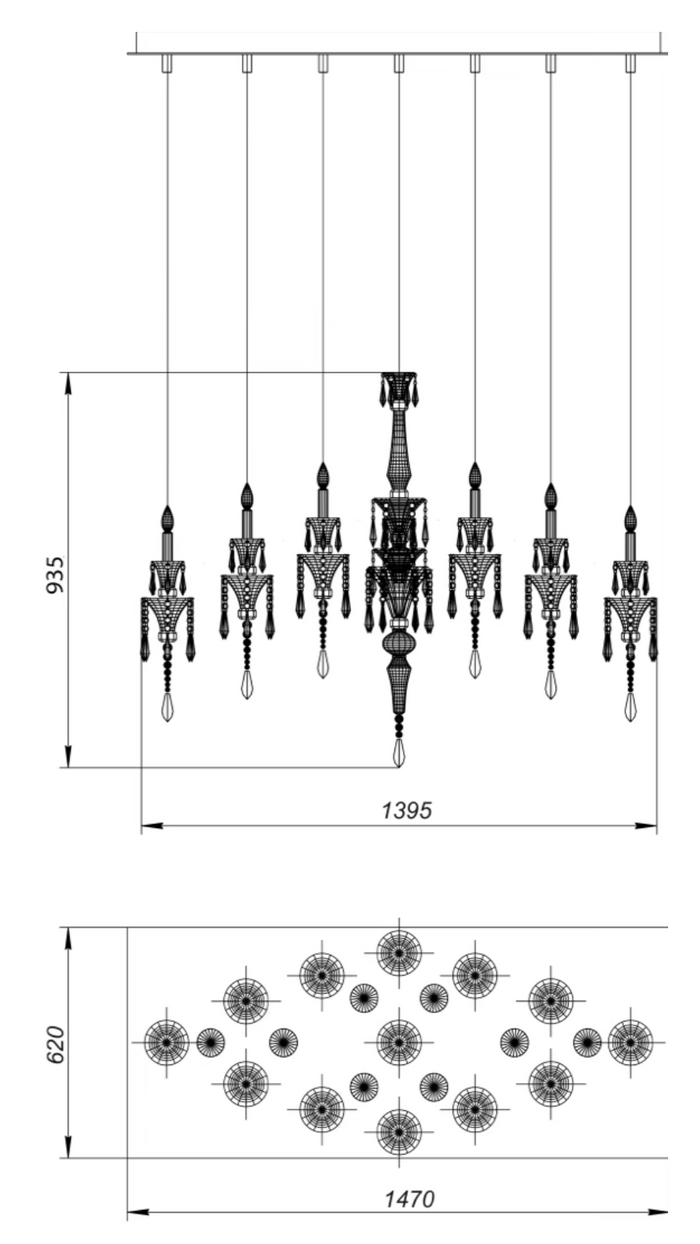 S01.007 | 12 подвесов со стволом